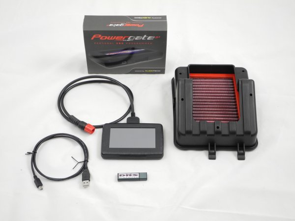 DÄS-​Mapping mit OBD-​Programmierer PG 3+ für V85 TT E5 mit MISTRAL-Krümmer